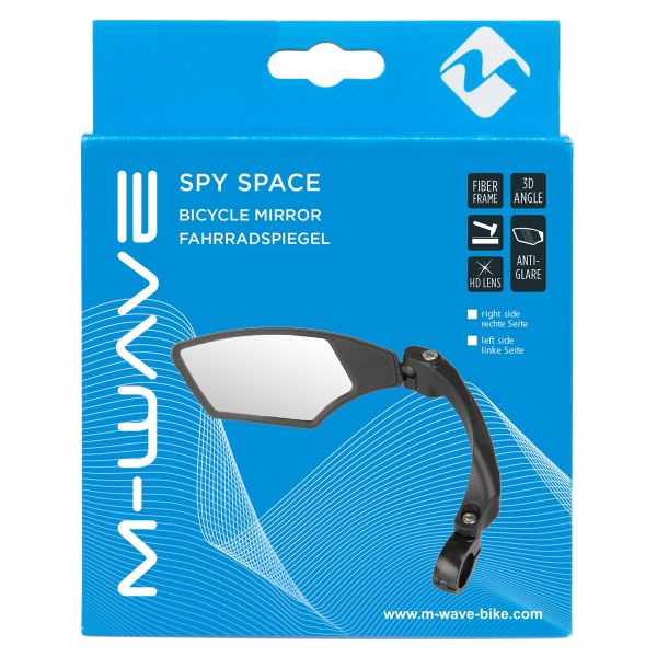 M-Wave Fahrradspiegel 110 x 55 mm rechts schwarz