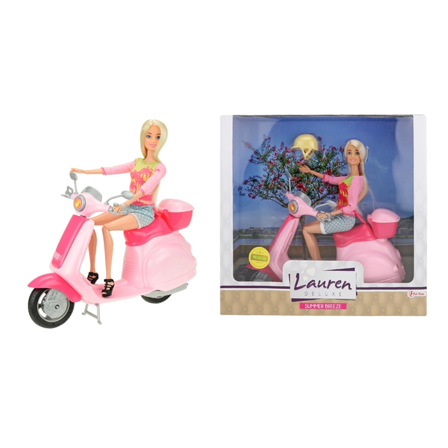 Lauren Teen Doll auf Roller
