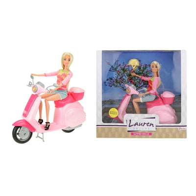 Lauren Teen Doll auf Roller