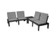 Pro Garden Gartenset Molok 5-teilig grau