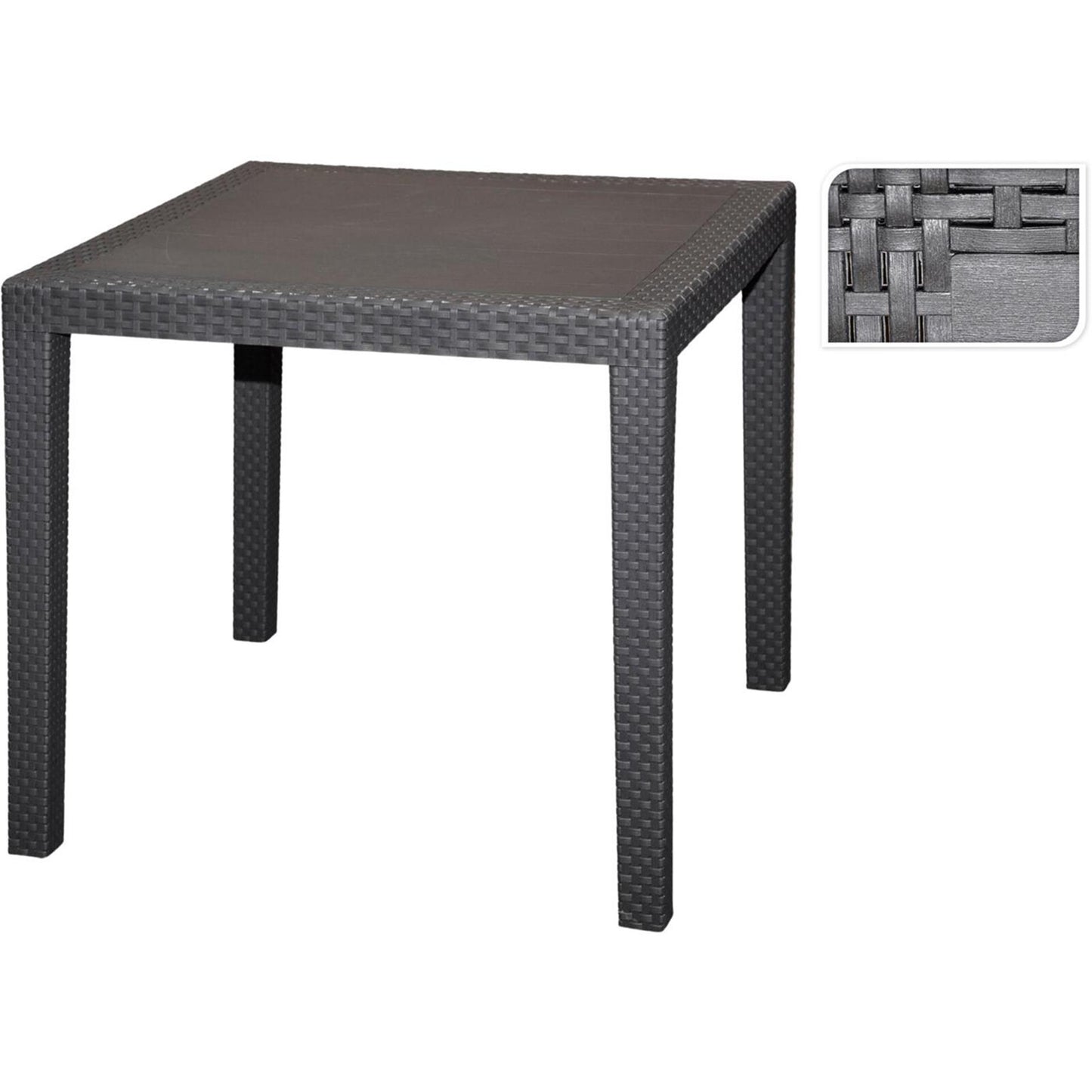 Pro Garden Gartentisch King 80x80cm