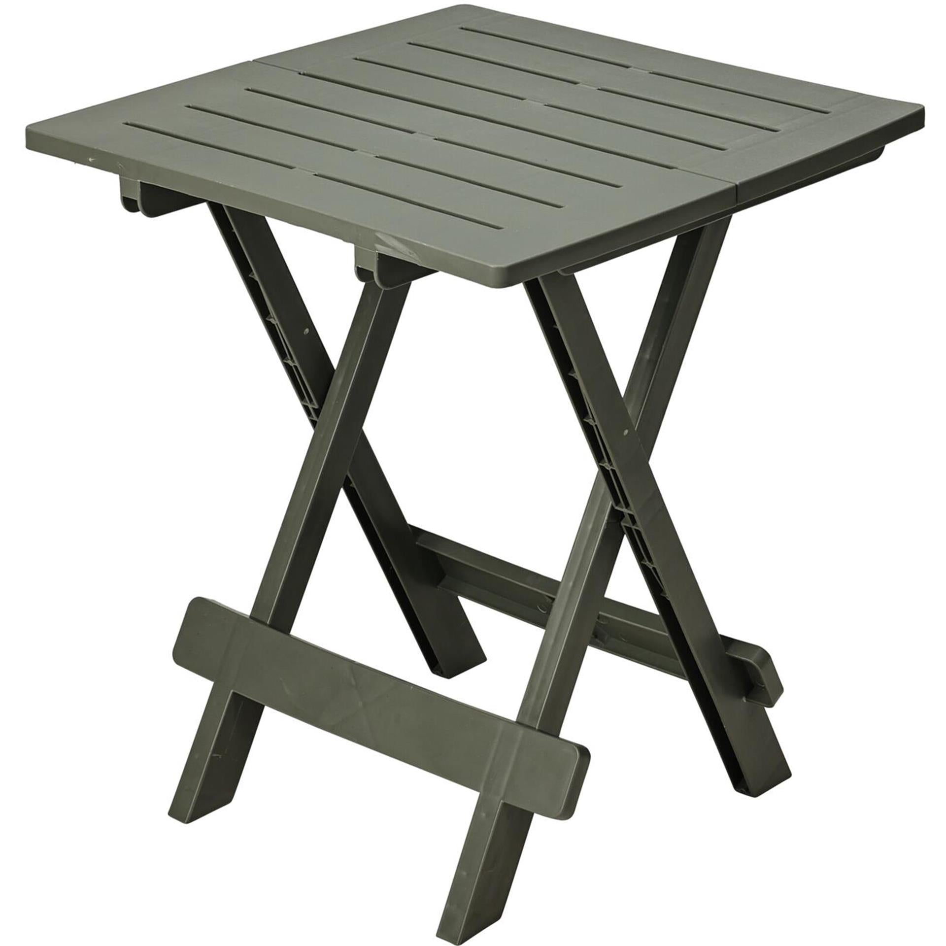 Pro Garden Campingtisch 50x43x43 salbeigrüner Kunststoff