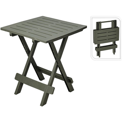 Pro Garden Campingtisch 50x43x43 salbeigrüner Kunststoff