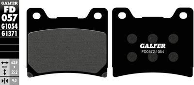 Galfer Bremsbeläge fd057 Bremsbelag fd057 g1054 organisch