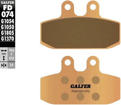 Galfer Bremsbeläge fd074 Bremsbelag fd074 g1370 Sintermetall
