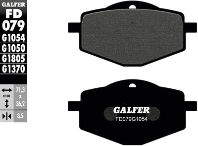 Galfer Bremsbeläge fd079 Bremsbelag fd079 g1054 organisch