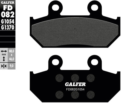 Galfer Bremsbeläge fd082 Bremsbelag fd082 g1054 organisch