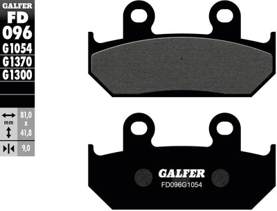 Galfer Bremsbeläge fd096 Bremsbelag fd096 g1054 organisch