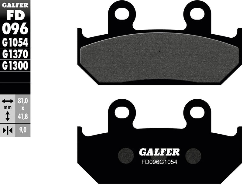 Galfer Bremsbeläge fd096 Bremsbelag fd096 g1054 organisch