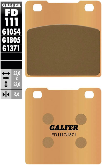 Galfer Bremsbeläge fd111 Bremsbelag fd111 g1371 Sintermetall