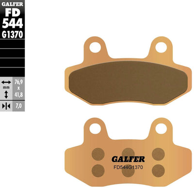 Galfer Bremsbeläge fd544 Bremsbelag fd544 g1370 Sint.Metal Street