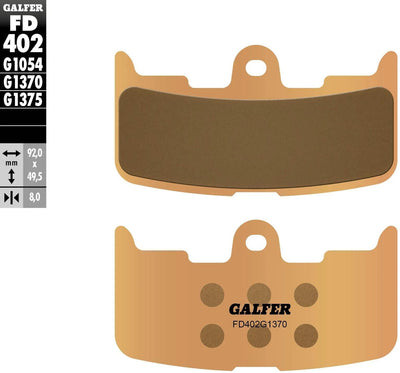 Galfer Bremsbeläge fd402 Bremsbelag fd402 g1370 Sint.Metal Street