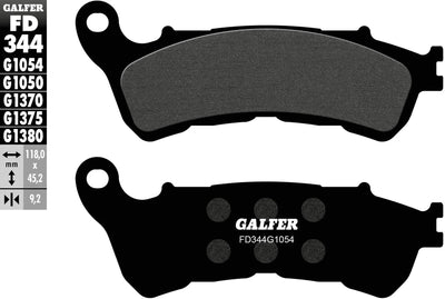 Galfer Bremsbeläge fd344 Bremsbelag fd344 g1054 organischer Standard