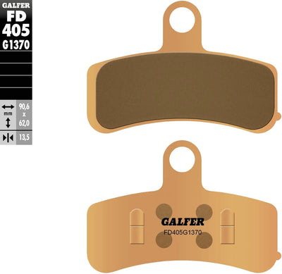 Galfer Bremsbeläge FD405 Bremsbelag FD405 G1370 Sint.Metal Street