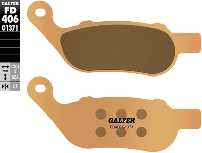 Galfer Bremsbeläge fd406 Bremsbelag fd406 g1371 Sint.Metal Street