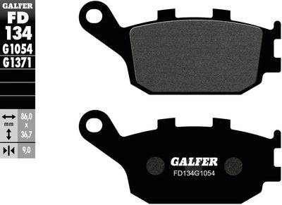 Galfer Bremsbeläge fd134 Bremsbelag fd134 g1054 organisch