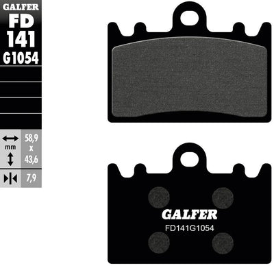 Galfer Bremsbeläge fd141 Bremsbelag fd141 g1054 organisch