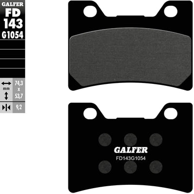 Galfer Bremsbeläge fd143 Bremsbelag fd143 g1054 organisch