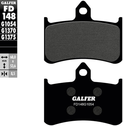 Galfer Bremsbeläge fd148 Bremsbelag fd148 g1054 organisch