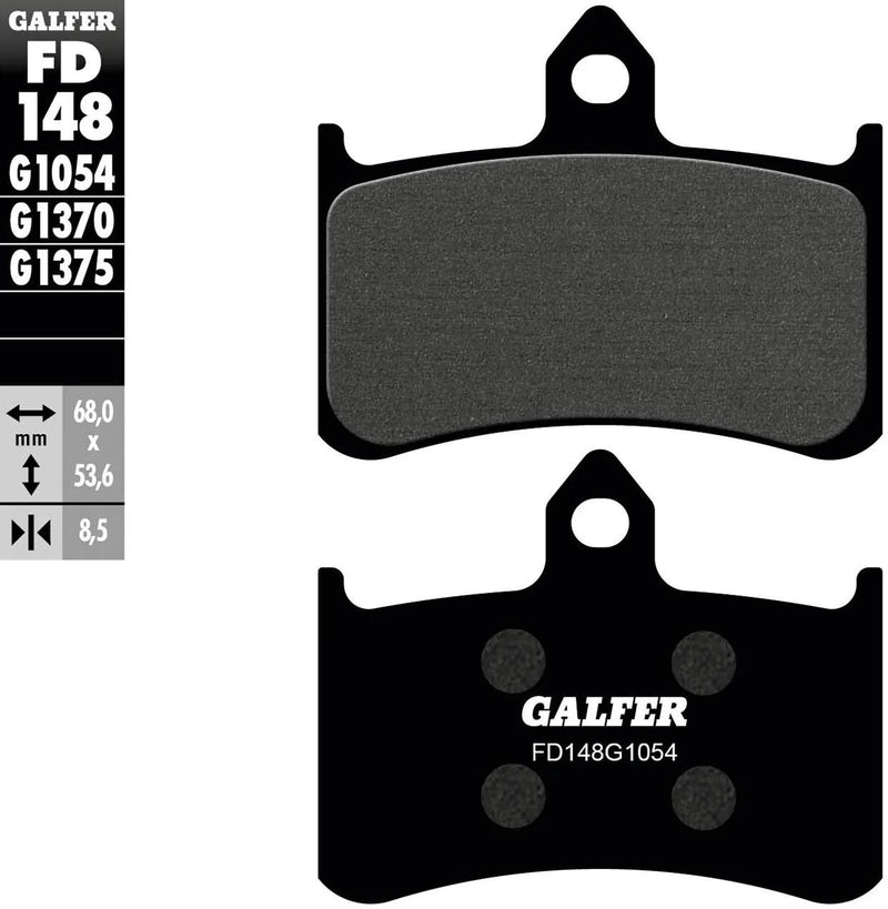 Galfer Bremsbeläge fd148 Bremsbelag fd148 g1054 organisch