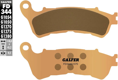 Galfer Bremsbeläge fd344 Bremsbelag fd344 g1370 Sint.Metal Street