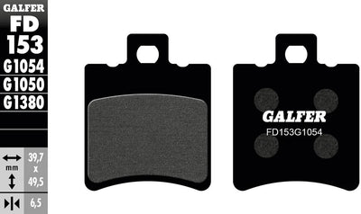 Galfer Bremsbeläge fd153 Bremsbelag fd153 g1054 organisch