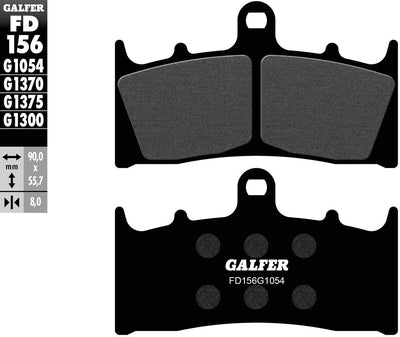 Galfer Bremsbeläge fd156 Bremsbelag fd156 g1054 organisch