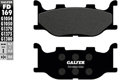 Galfer Bremsbeläge fd169 Bremsbelag fd169 g1054 organisch