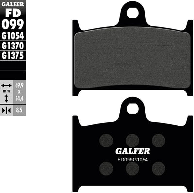 Galfer Bremsbeläge fd099 Bremsbelag fd099 g1054 organisch