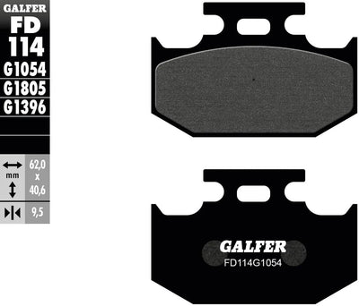 Galfer Bremsbeläge fd114 Bremsbelag fd114 g1054 organisch