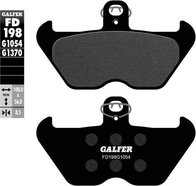 Galfer Bremsbeläge fd198 Bremsbelag fd198 g1054 organisch