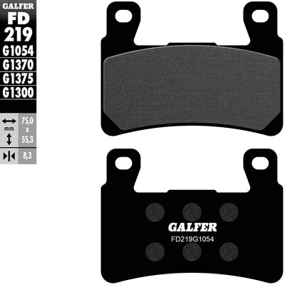 Galfer Bremsbeläge fd219 Bremsbelag fd219 g1054 organische Straße