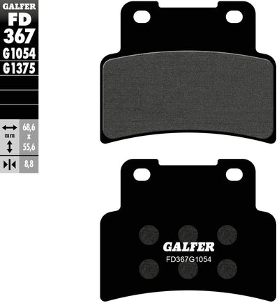 Galfer Bremsbeläge fd367 Bremsbelag fd367 g1054 organische Straße
