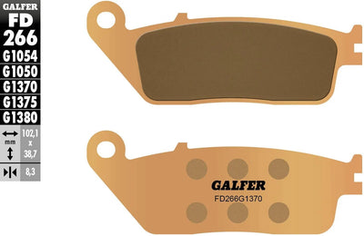 Galfer Bremsbeläge fd266 Bremsbelag fd266 g1370 Sint. Metallstraße