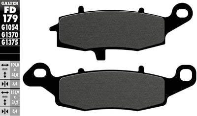 Galfer Bremsbeläge fd179 Bremsbelag fd179 g1054 organisch