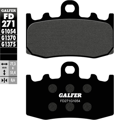 Galfer Bremsbeläge fd271 Bremsbelag fd271 g1054 organische Straße