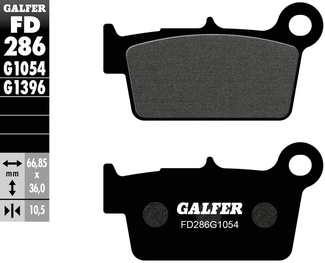Galfer Bremsbeläge FD286 Bremsbelag FD286 G1054 Bio-Standard