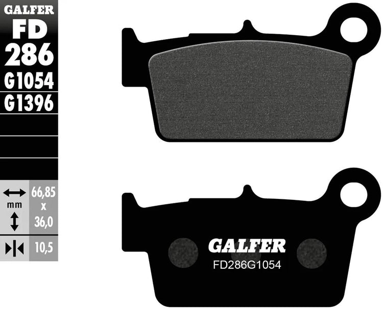 Galfer Bremsbeläge FD286 Bremsbelag FD286 G1054 Bio-Standard