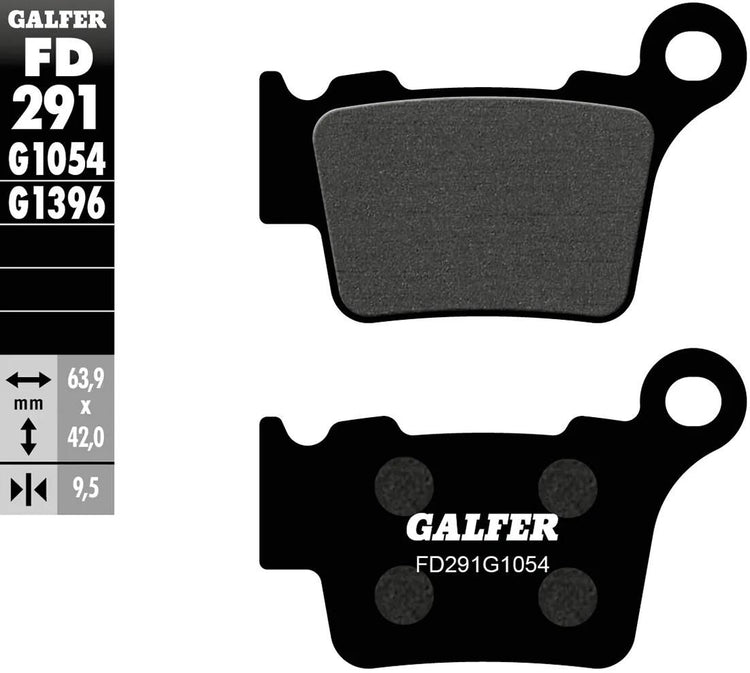 Galfer Bremsbeläge FD291 Bremsbelag FD291 G1054 Bio-Standard