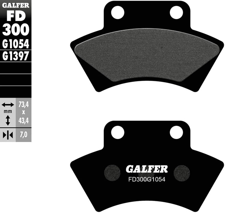 Galfer Bremsbeläge FD300 Bremsbelag FD300 G1054 Bio-Standard