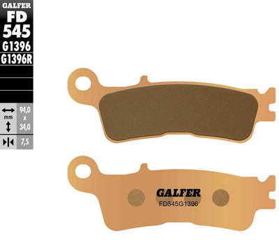 Galfer Bremsbeläge FD545 Bremsbelag FD545 G1396 Sint.Metal Offroad