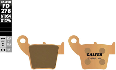 Galfer Bremsbeläge FD278 Bremsbelag FD278 G1396 Sint.Metal Offroad