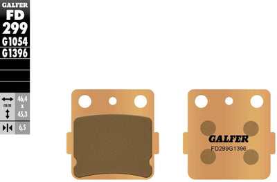 Galfer Bremsbeläge FD299 Bremsbelag FD299 G1396 Sint. Metall im Gelände