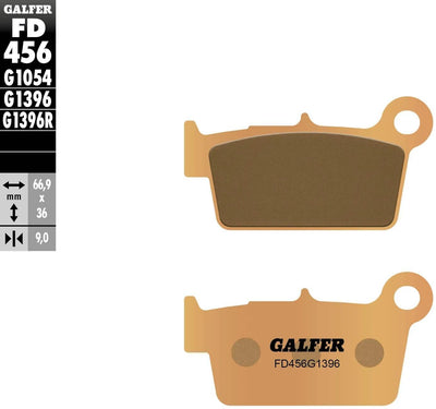Galfer Bremsbeläge FD456 Bremsbelag FD456 G1396 Sint.Metal Offroad