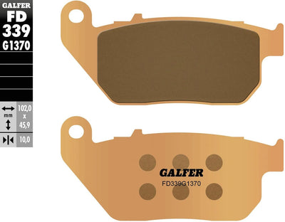 Galfer Bremsbeläge fd339 Bremsbelag fd339 g1370 Sint.Metal Street