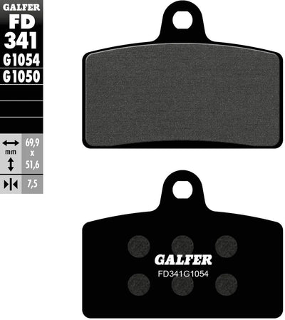 Galfer Bremsbeläge FD341 Bremsbelag FD341 G1054 Bio-Standard
