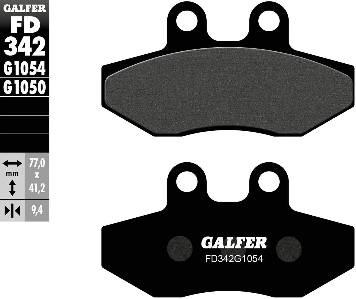 Galfer Bremsbeläge FD342 Bremsbelag FD342 G1054 Bio-Standard