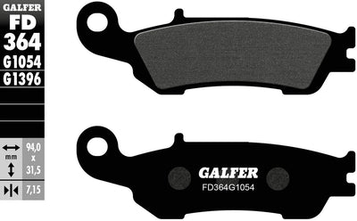 Galfer Bremsbeläge fd364 Bremsbelag fd364 g1054 organischer Standard