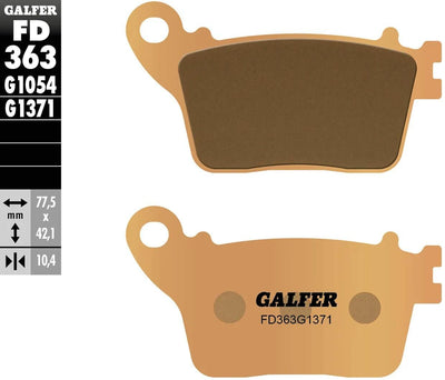 Galfer Bremsbeläge fd363 Bremsbelag fd363 g1371 Sint.Metal Street
