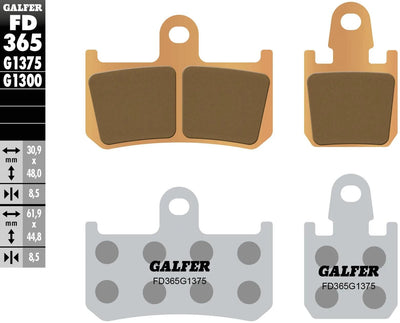 Galfer Bremsbeläge fd365 Bremsbelag fd365 g1375 sint.met.str. sp.